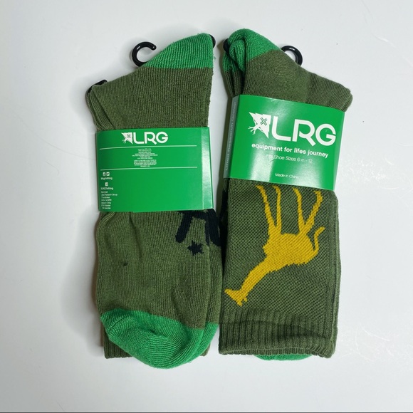 Lrg Other - Lifted Research Group LRG Socks Bundle - Grn/Grn